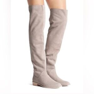 Stuart Weitzman Over-the-Knee Boots in Taupe